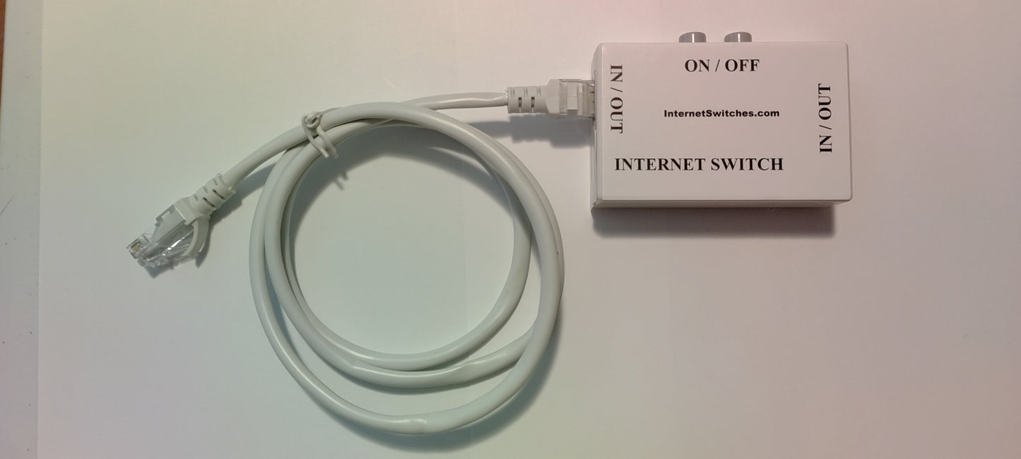 Internet Cut Off Kill Switch w patch cable