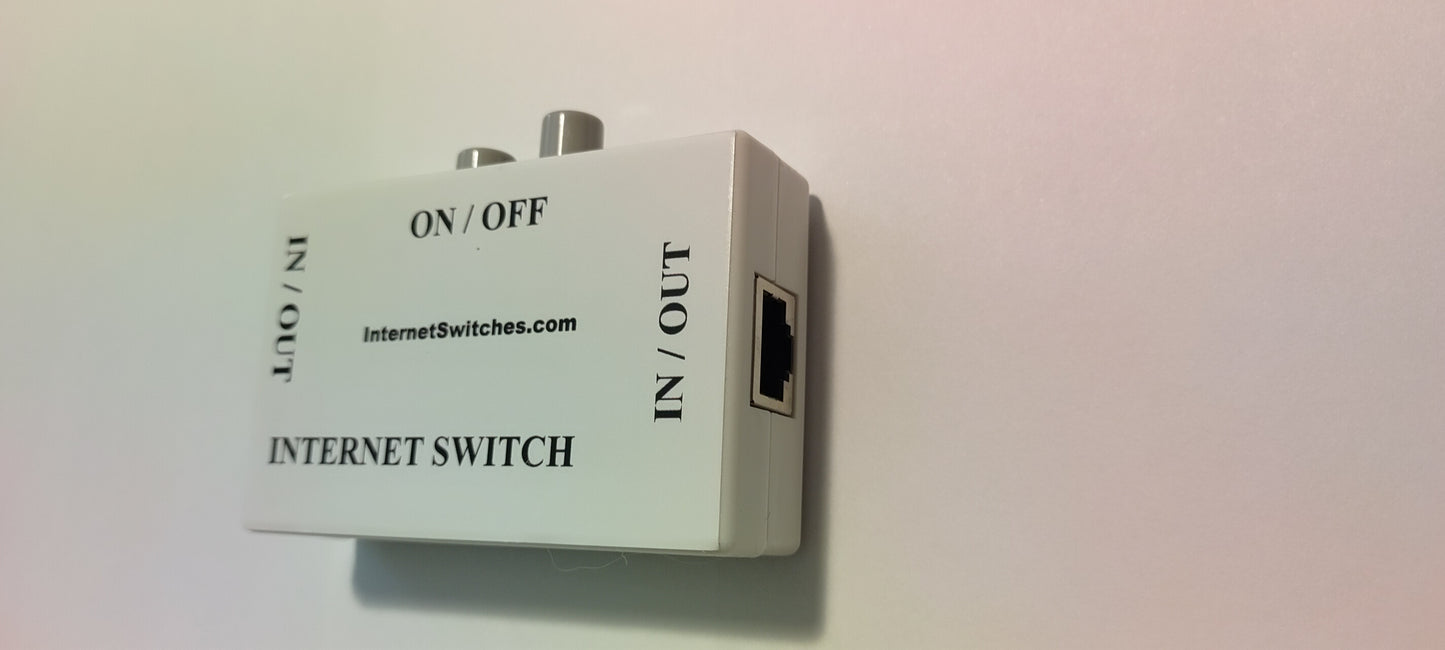 Internet Cut Off Kill Switch w patch cable
